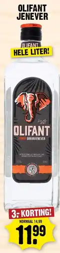 Dirk OLIFANT JENEVER aanbieding