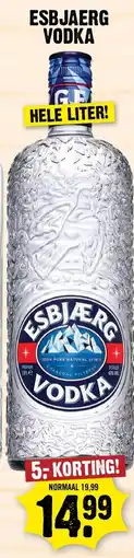 Dirk ESBJAERG VODKA aanbieding