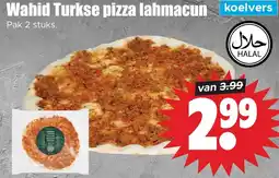 Dirk Wahid Turkse pizza lahmacun aanbieding