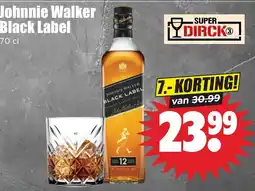 Dirk Johnnie Walker Black Label aanbieding