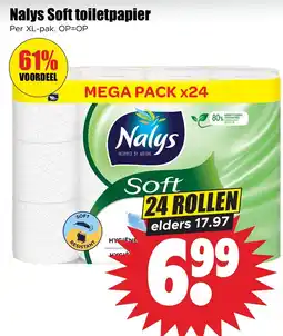 Dirk Nalys Soft toiletpapier aanbieding