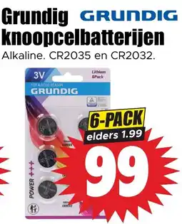 Dirk Grundig knoopcelbatterijen aanbieding