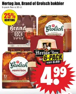 Dirk Hertog Jan, Brand of Grolsch bokbier aanbieding