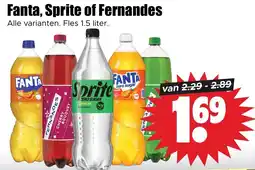 Dirk Fanta, Sprite of Fernandes aanbieding