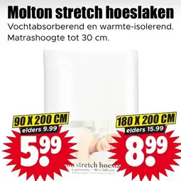 Dirk Molton stretch hoeslaken aanbieding