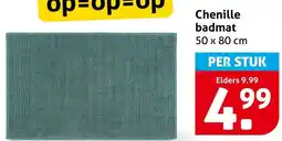 Hoogvliet Chenille Badmat aanbieding