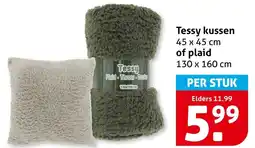 Hoogvliet Tessy Kussen of Plaid aanbieding