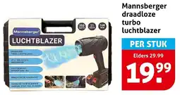 Hoogvliet Mannsberger Draadloze Turbo Luchtblazer aanbieding