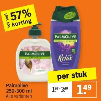 Albert Heijn Palmolive 250-300 ml aanbieding