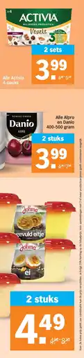 Albert Heijn Alle Activia 4-packs aanbieding