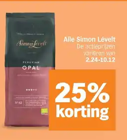 Albert Heijn Alle Simon Lévelt aanbieding
