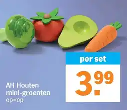 Albert Heijn AH Houten mini-groenten aanbieding