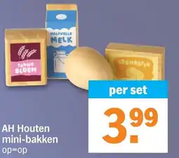 Albert Heijn AH Houten mini-bakken aanbieding