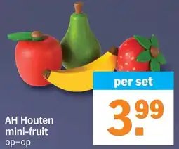 Albert Heijn AH Houten mini-fruit aanbieding