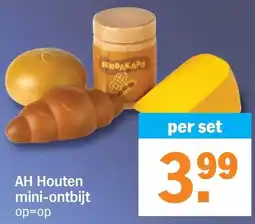 Albert Heijn AH Houten mini-ontbijt aanbieding