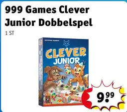 Kruidvat 999 Games Clever Junior Dobbelspel aanbieding