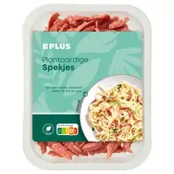 PLUS PLUS Plantaardige spekjes aanbieding