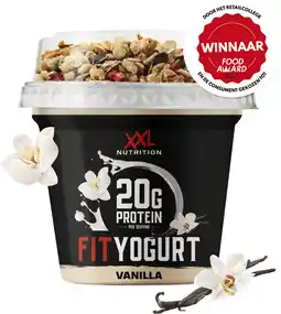 Dirk XXL Fit Yoghurt granola vanilla aanbieding