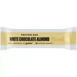 Dirk Barebells White chocolate almond aanbieding