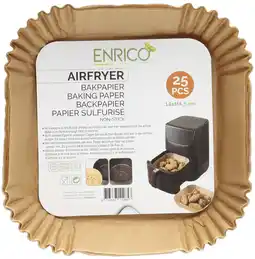 Dirk Enrico airfryer bakpapier 25 vellen aanbieding