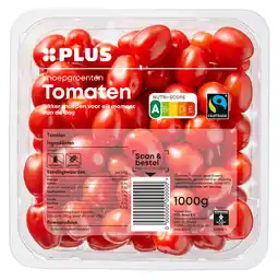 PLUS PLUS Snoeptomaten fairtrade aanbieding