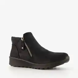 Scapino Skechers Lovely Vibe dames enkellaarsjes zwart aanbieding