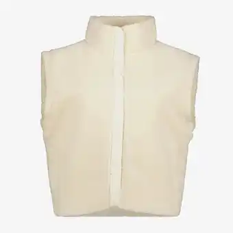 TwoDay dames teddy gilet crème