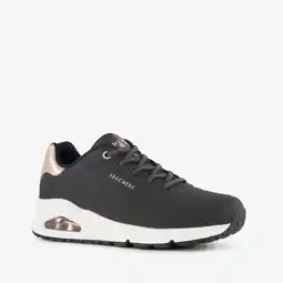 Scapino Skechers Uno-Shimmer Away dames sneakers zwart wit aanbieding