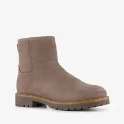 Scapino Output leren dames boots taupe aanbieding