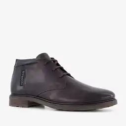 Scapino Bugatti leren heren veterschoenen bruin aanbieding