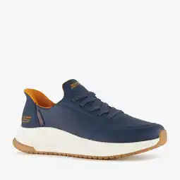 Scapino Skechers Slip-ins: BOBS Sport Squad 4 heren sneakers blauw aanbieding