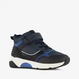 Scapino Blue Box hoge gevoerde jongens sneakers donkerblauw aanbieding