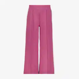 Scapino TwoDay meisjes joggingbroek met wijde broekspijpen roze aanbieding