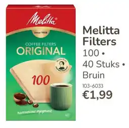 Marskramer Melitta Filters aanbieding