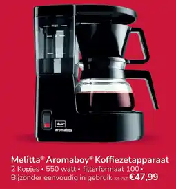 Marskramer Melitta Aromaboy Koffiezetapparaat aanbieding