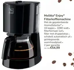Marskramer Melitta Enjoy Filterkoffiemachine aanbieding