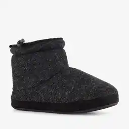 Scapino Thu!s heren sloffen zwart grijs aanbieding