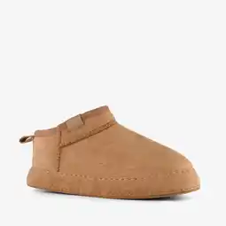 Scapino Thu!s gevoerde dames pantoffels cognac aanbieding