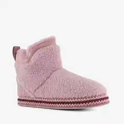 Scapino Thu!s gevoerde dames teddy pantoffels lila aanbieding