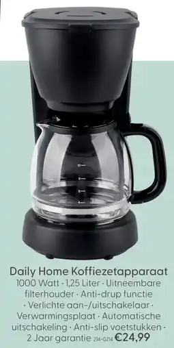 Marskramer Daily home koffiezetapparaat aanbieding