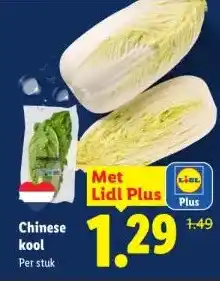 Lidl Chinese kool aanbieding