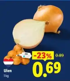 Lidl Uien aanbieding