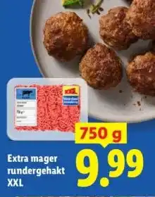 Lidl Extra mager rundergehakt aanbieding