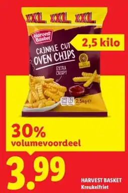 Lidl HARVEST BASKET Kreukelfriet aanbieding