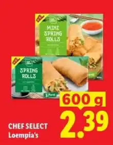 Lidl CHEF SELECT Loempia's aanbieding