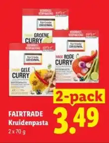 Lidl FAIRTRADE Kruidenpasta aanbieding