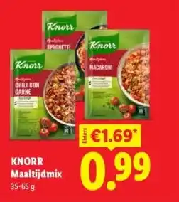 Lidl KNORR Maaltijdmix aanbieding