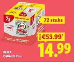 Lidl DREFT Platinum Plus aanbieding