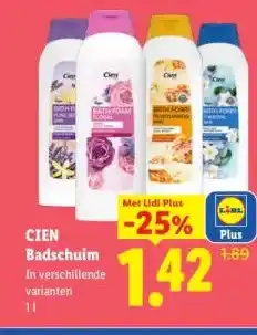 Lidl CIEN Badschuim aanbieding