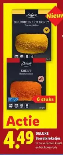 Lidl DELUXE Borrelkroketjes aanbieding